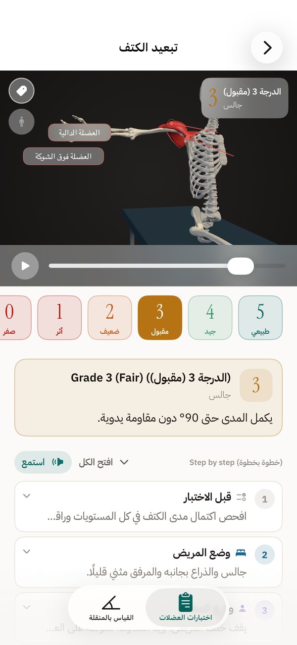 A shoulder test in Arabic